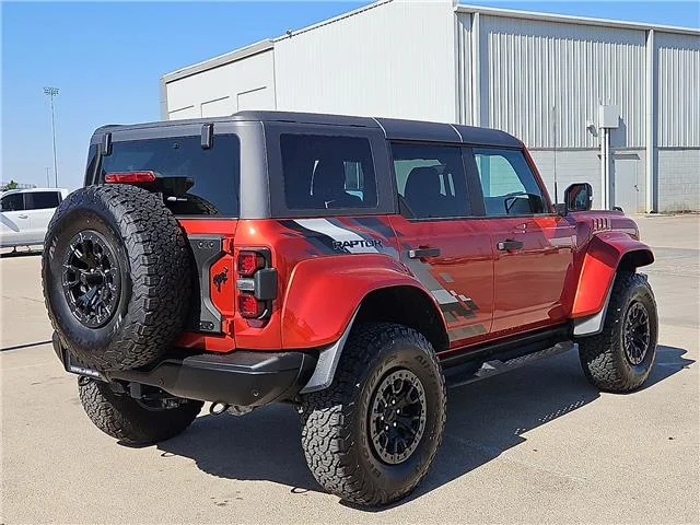 Used 2024 Hot Pepper Red Metallic Tinted Clearcoat Ford Raptor 4x4 image 3