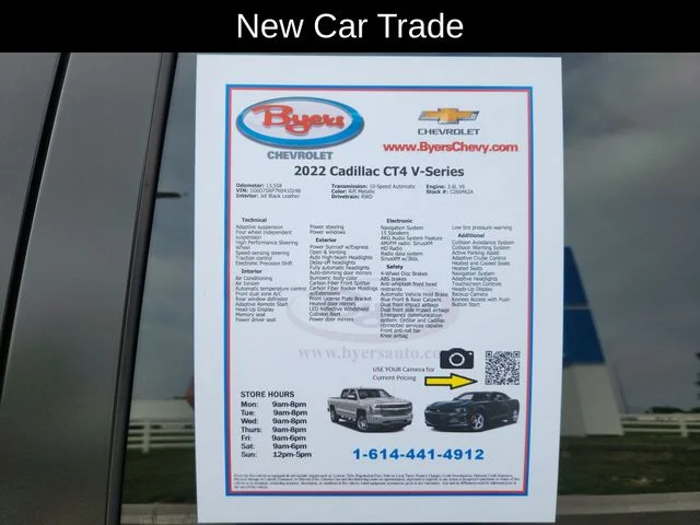 Used 2022 White Cadillac V-Series image 14