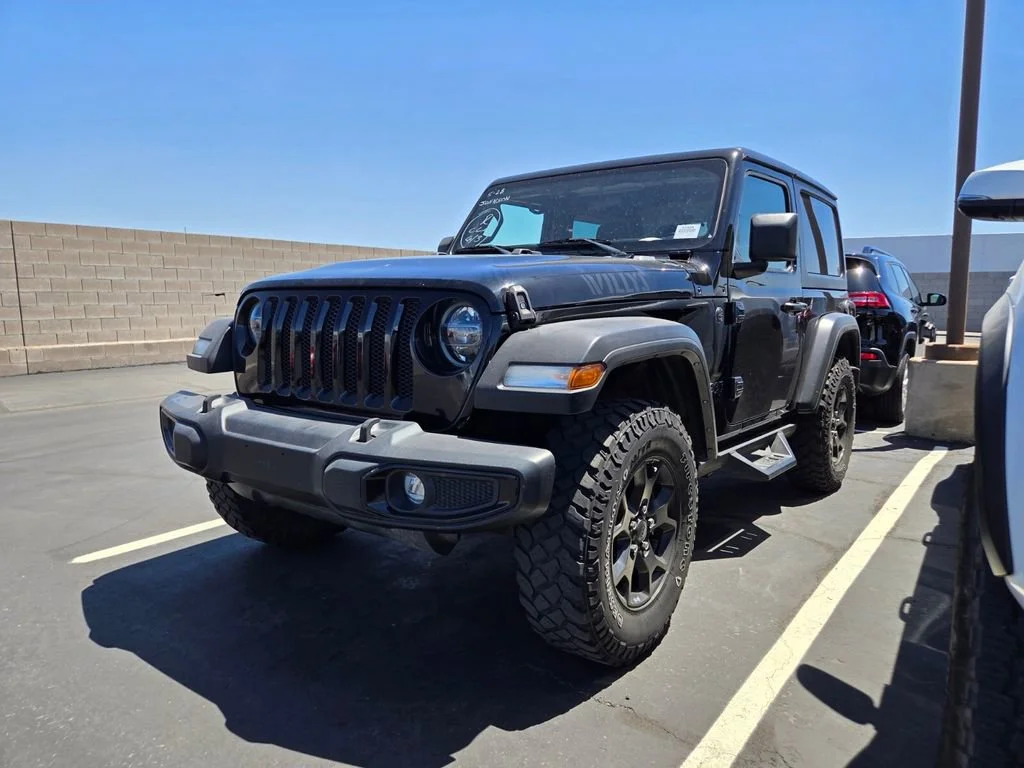 Used 2022 Black Clearcoat Jeep Willys image 2