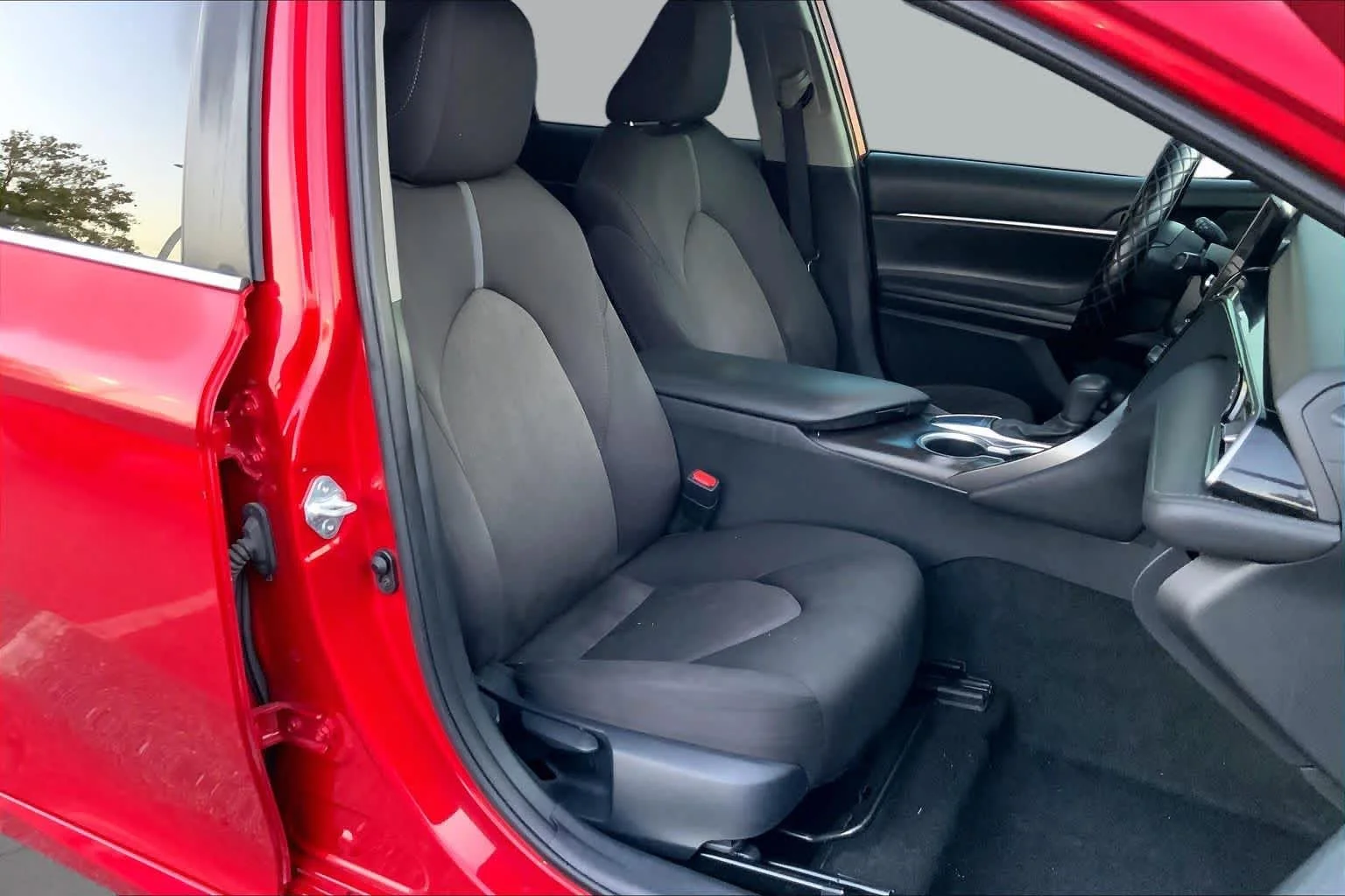 Used 2023 Supersonic Red Toyota LE image 8