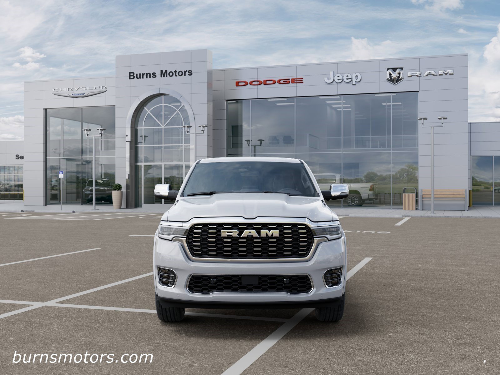 New 2026 Ivory White Tri-Coat Pearl-Coat Exterior Paint RAM Tungsten image 6