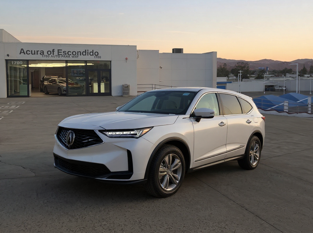 New 2026 Platinum White Pearl Acura Base image 1