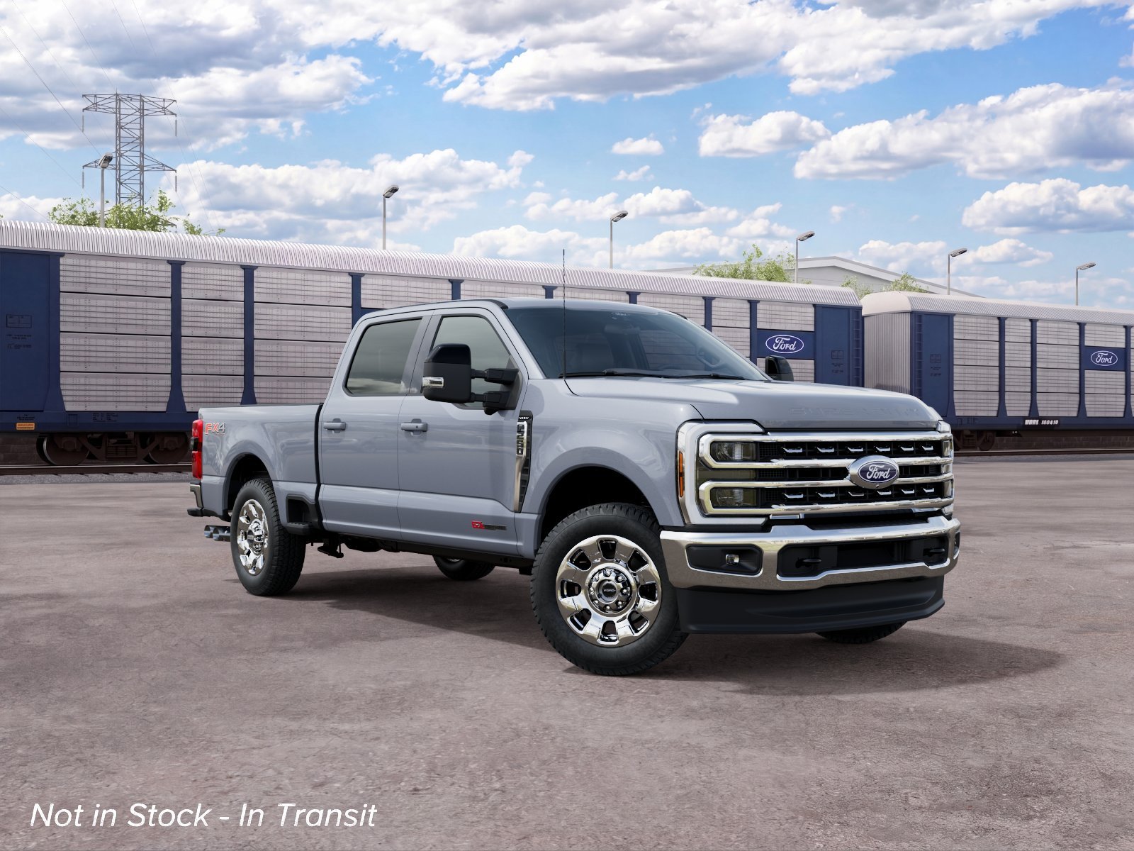 New 2027 Glacier Gray Metallic Tri-Coat Ford F-250® Lariat® image 4
