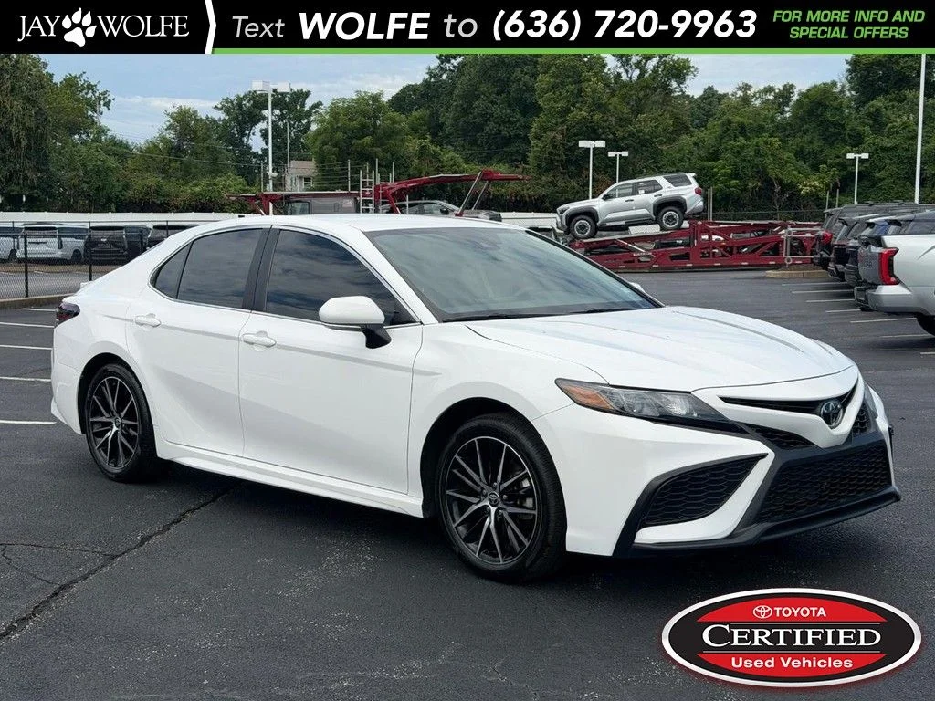 Certified Used 2024 White Toyota SE image 1
