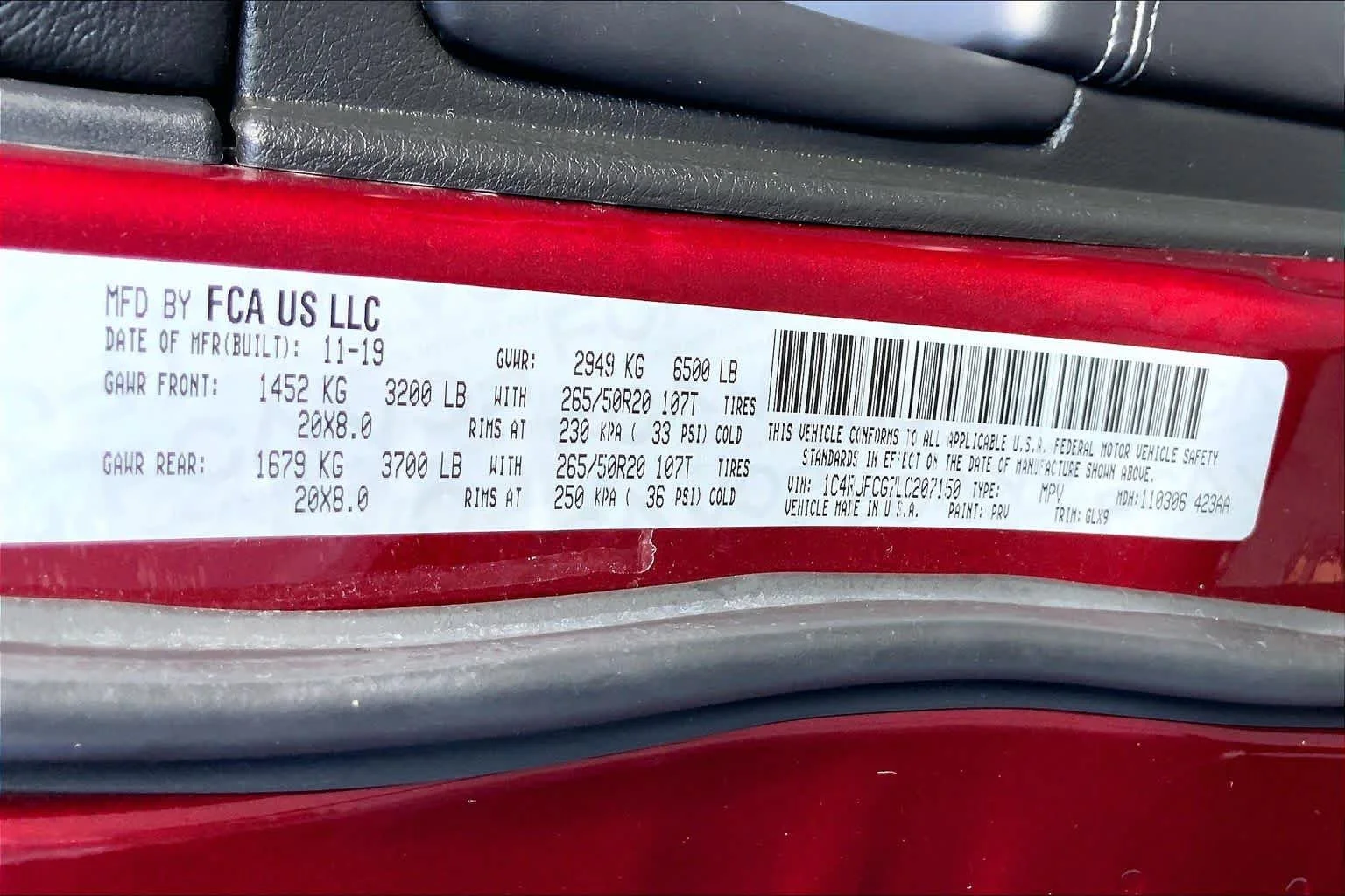 Used 2020 Velvet Red Pearlcoat Jeep Overland image 37