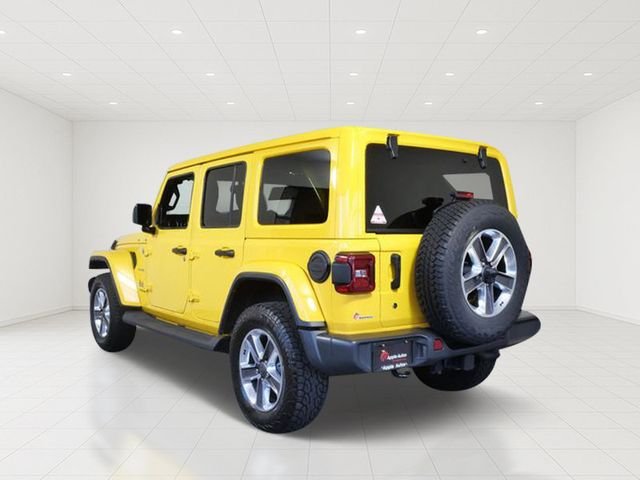 Certified Used 2019 Yellow Jeep Unlimited Sahara image 4