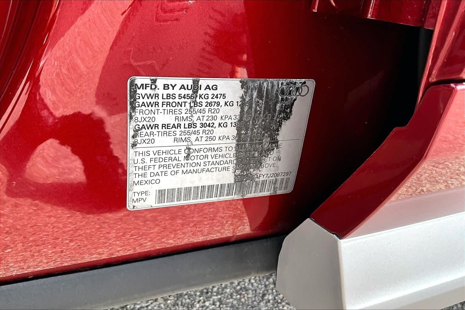 Used 2018 Matador Red Metallic Audi Prestige image 39