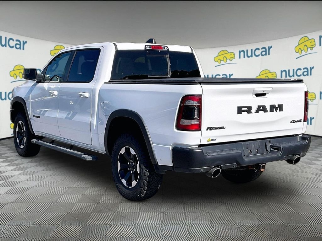Used 2021 Bright White Clearcoat Ram Rebel image 4