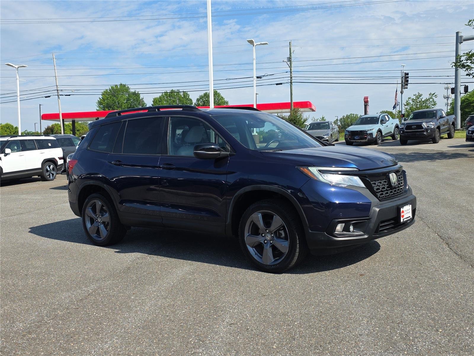 Used 2021 Obsidian Blue Pearl Honda Touring image 6