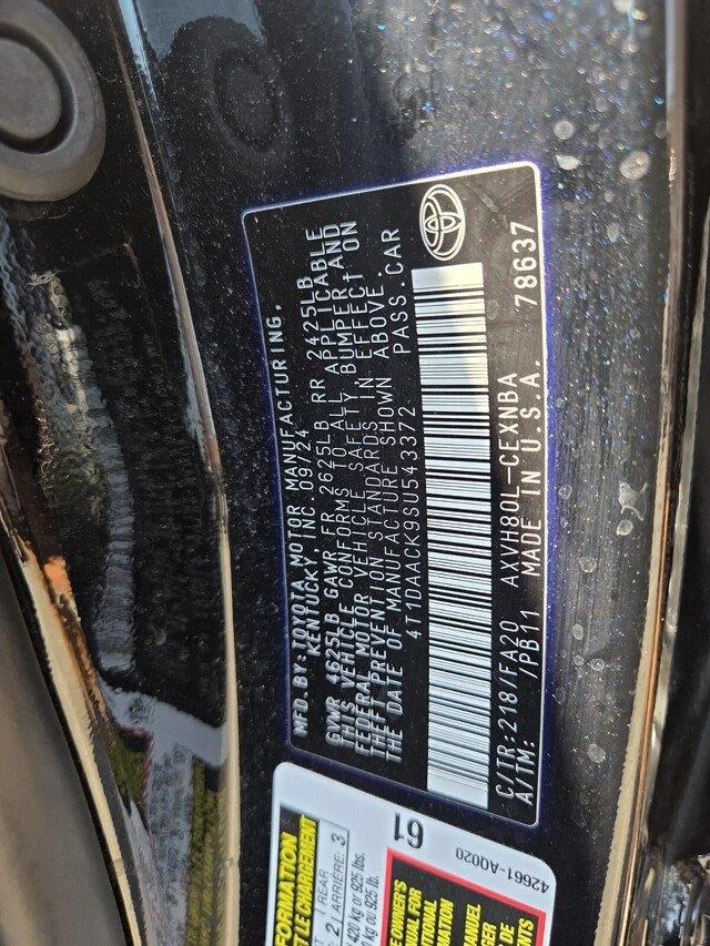 Used 2025 BLACK Toyota LE image 35