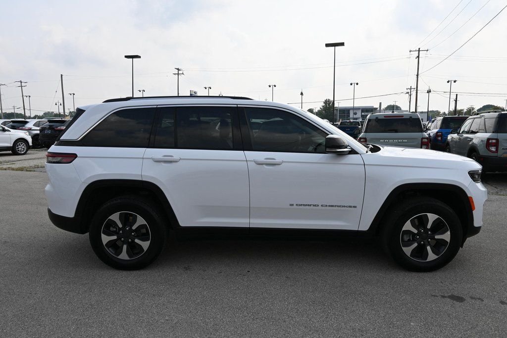 Used 2023 Bright White Clearcoat Jeep 4xe image 8