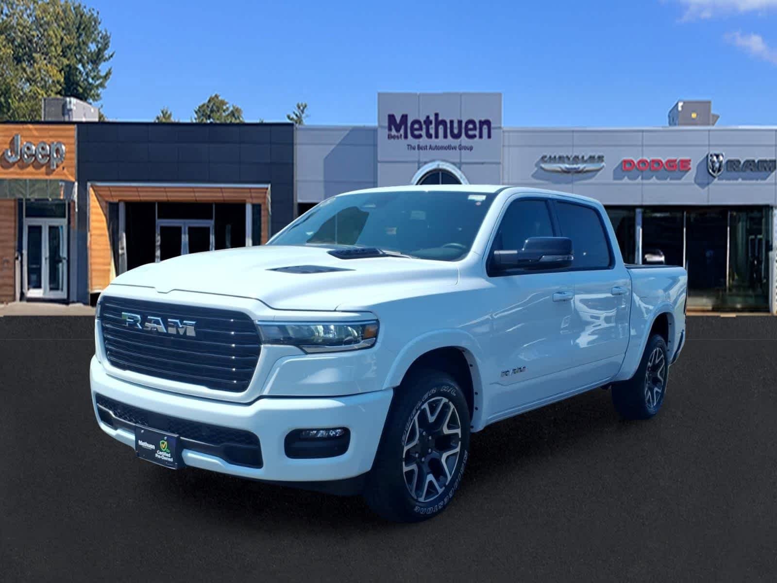 Used 2025 Bright White Clearcoat Ram Laramie image 8