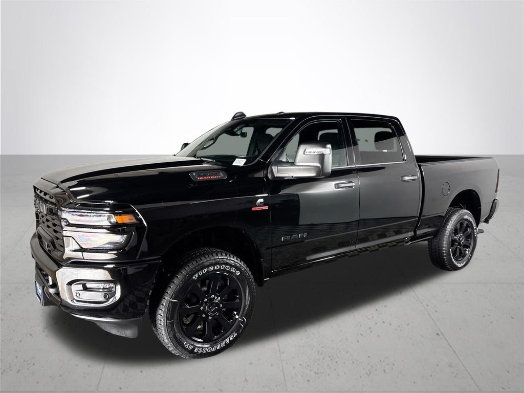 New 2026 Diamond Black Crystal Pearl-Coat Exterior Paint RAM Big Horn image 2