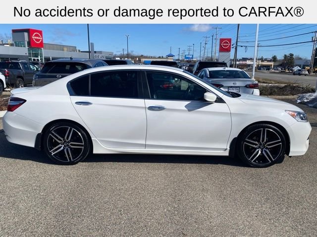 Used 2016 Honda Accord Sport with VIN 1HGCR2F58GA015689 for sale in South Portland, ME