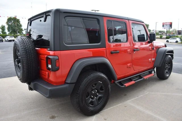 Used 2021 Red Jeep Unlimited Sport image 5