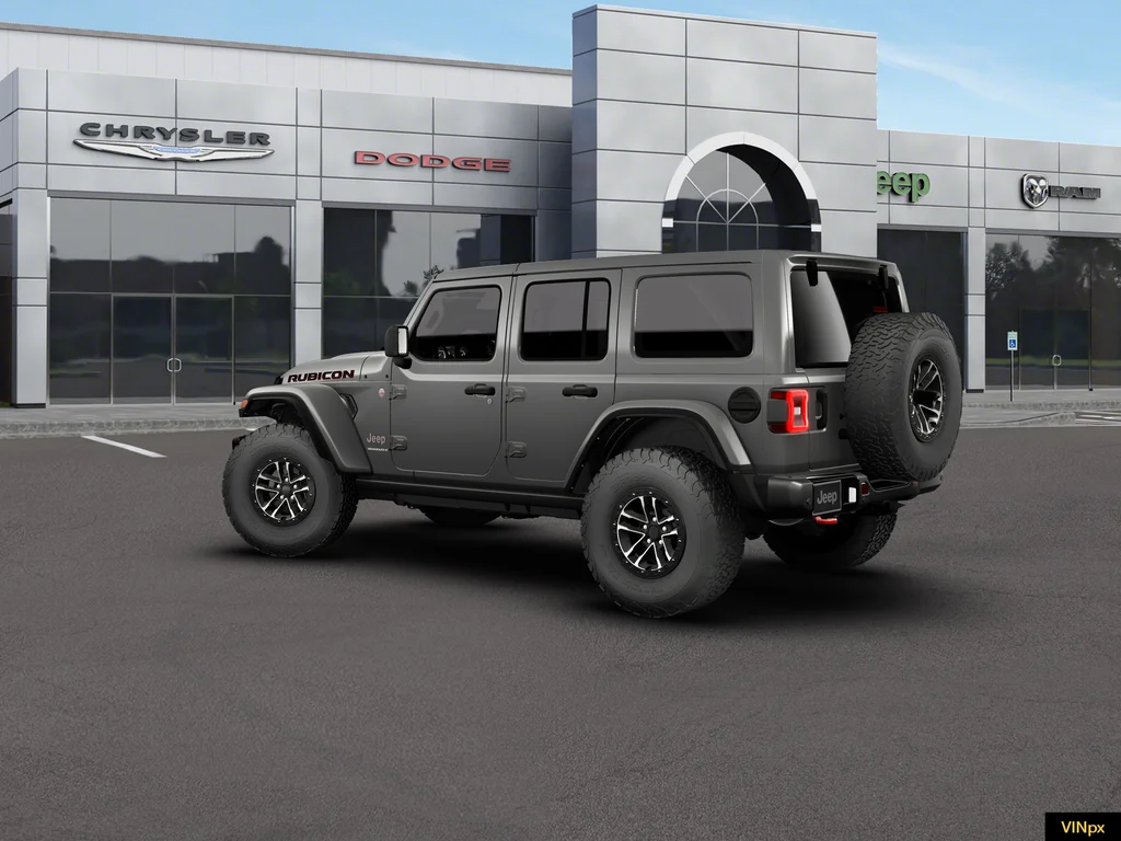 New 2026 Granite Crystal Metallic Clear-Coat Exterior Paint Jeep Rubicon X image 3