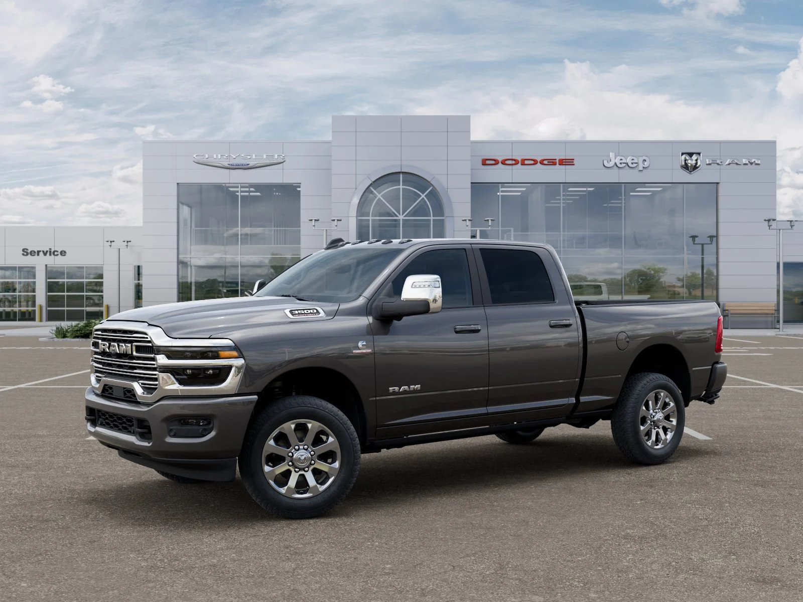 New 2026 Granite Crystal Metallic Clear-Coat Exterior Paint RAM Laramie image 32