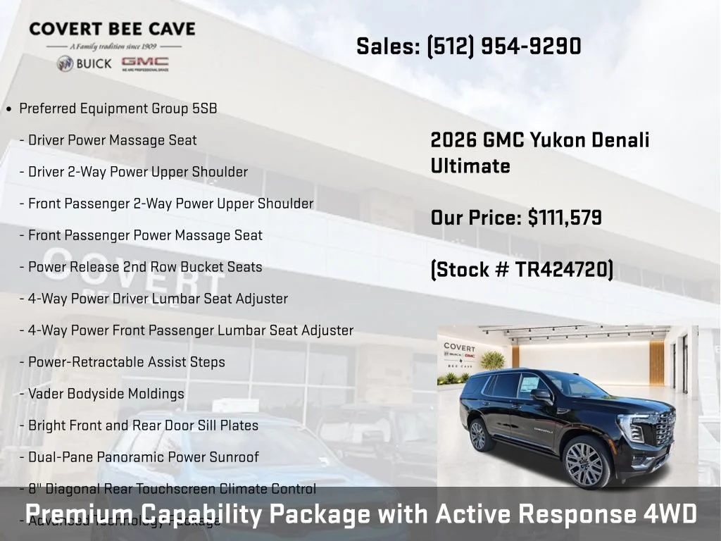 New 2026 Onyx Black GMC Denali Ultimate image 8