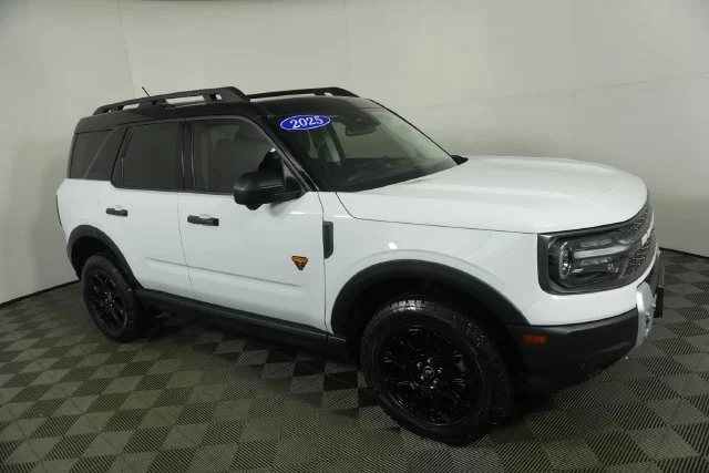 Certified Used 2025 Oxford White Ford Badlands image 1