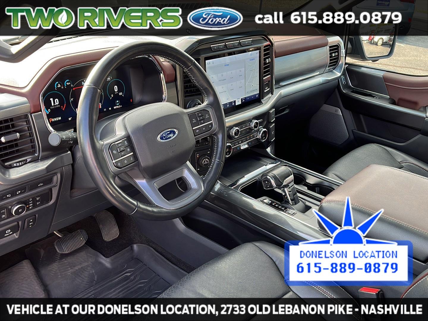 Used 2021 Carbonized Gray Metallic Ford LARIAT image 30