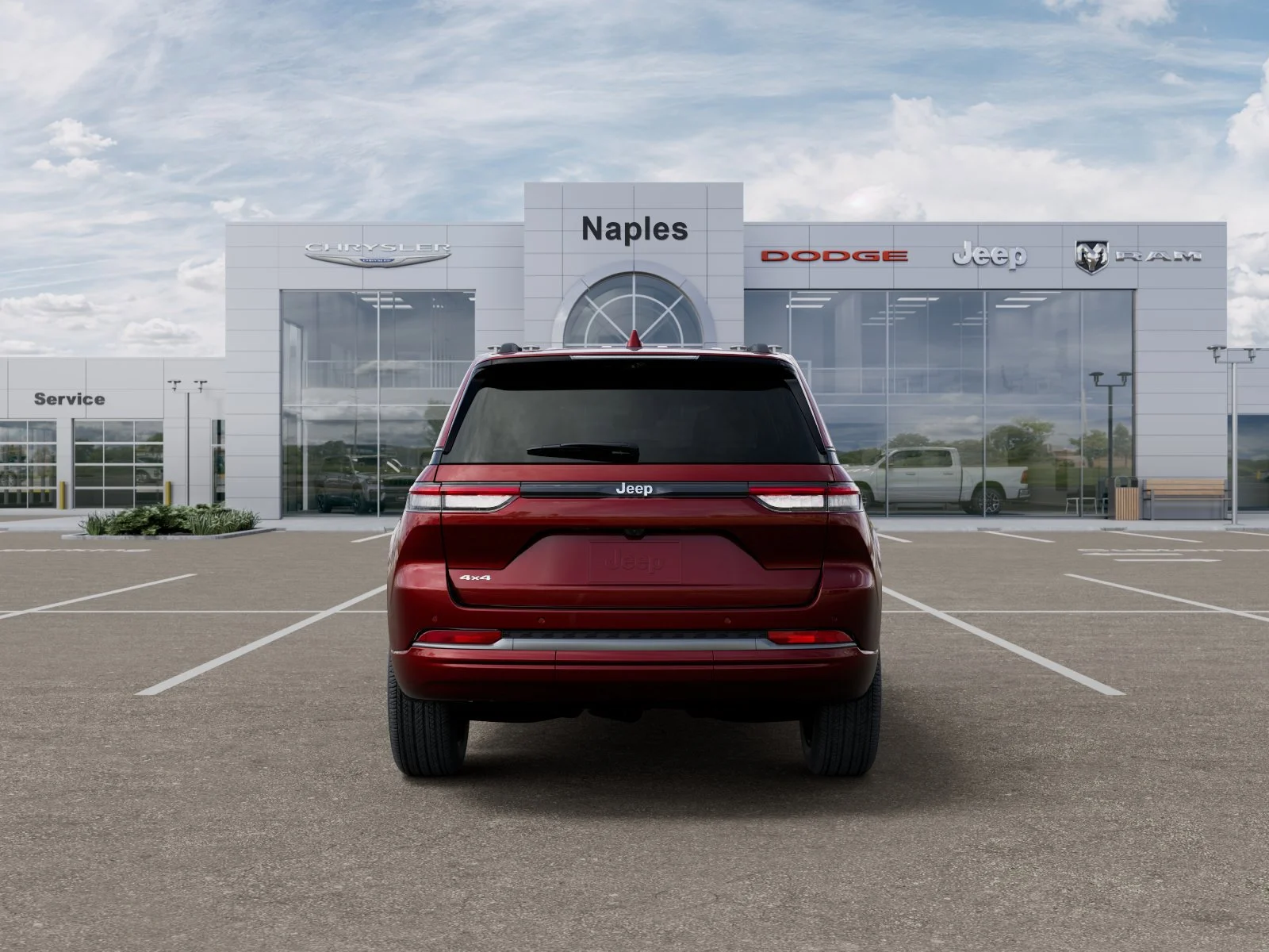 New 2026 Velvet Red Pearl-Coat Exterior Paint Jeep Limited Reserve image 7
