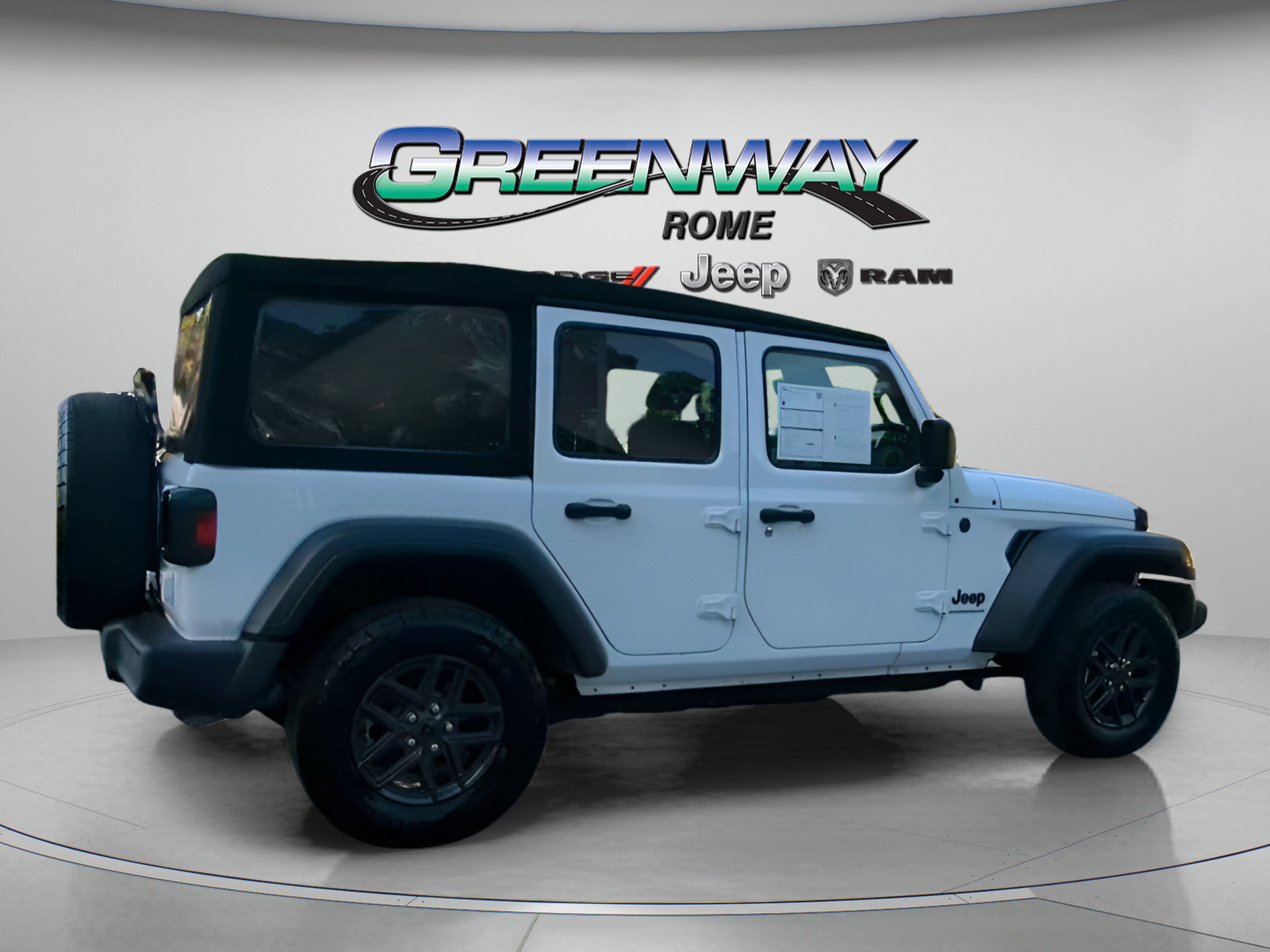 Used 2024 Bright White Clearcoat Jeep Sport S image 33