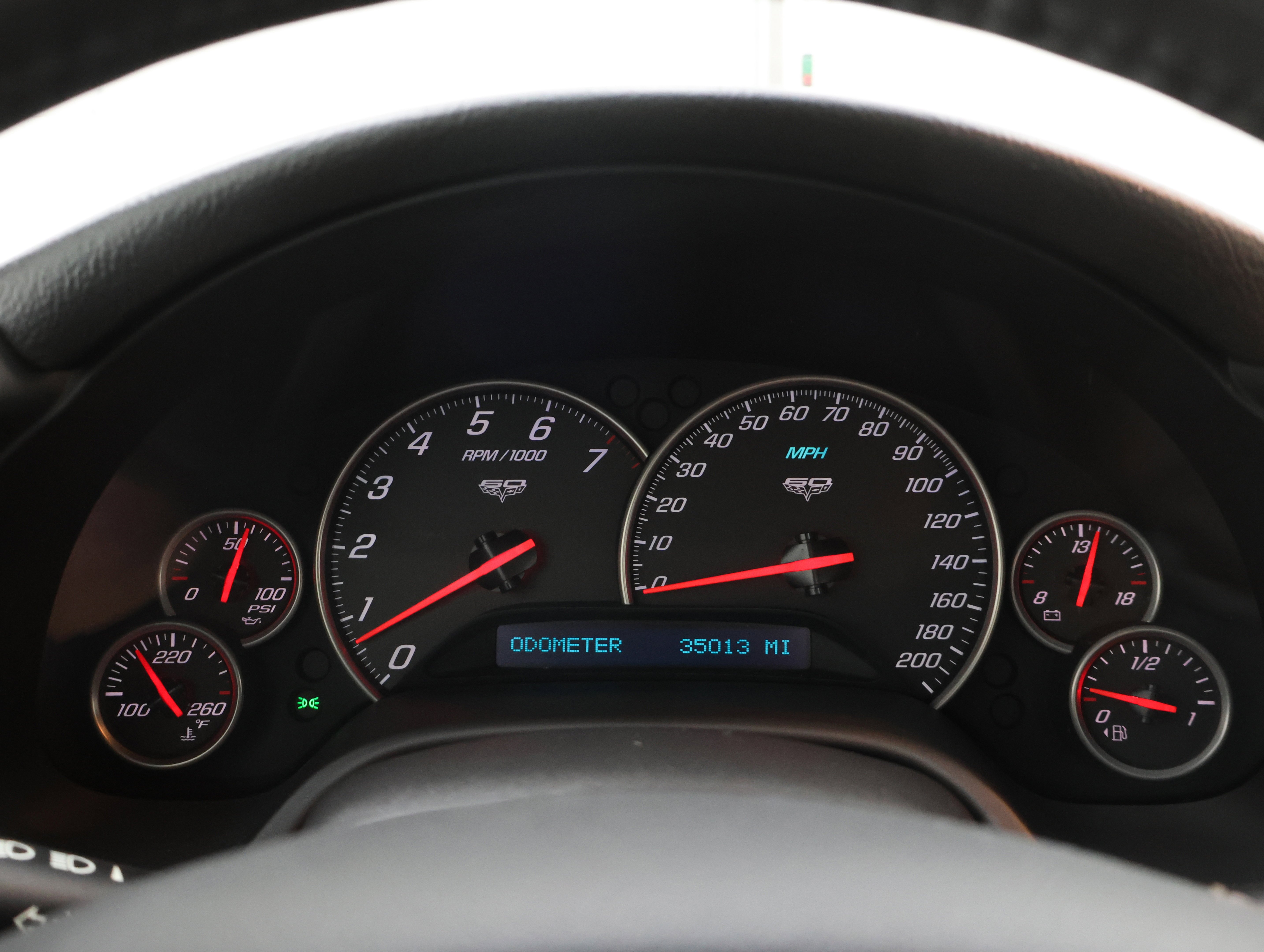 Used 2013 Torch Red Chevrolet 427 1SB: 427 1SB-6 SPEED STICK SHIFT-NAV-HEATED LEATHER-7.0L V8 image 9