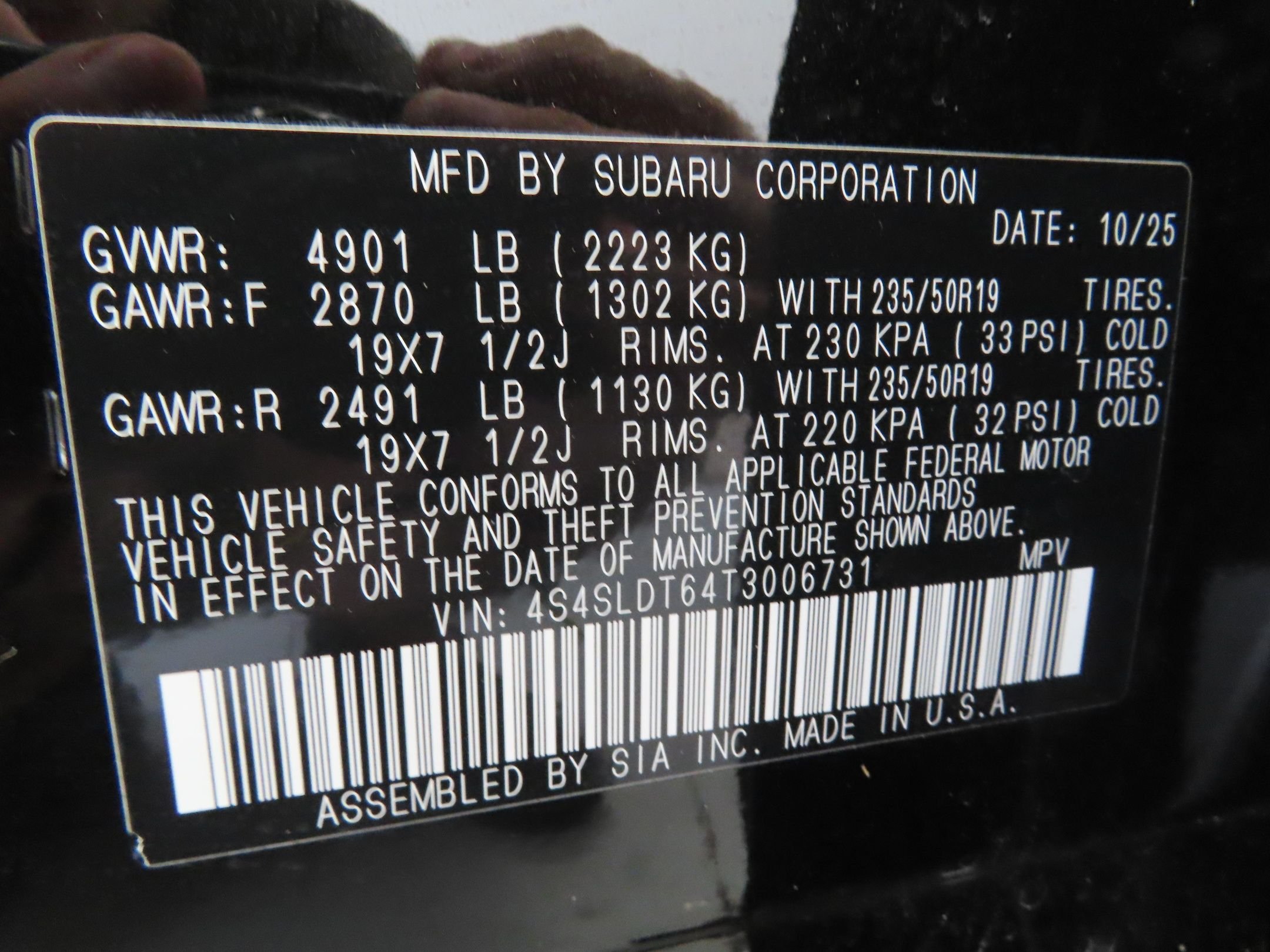 Used 2026 Black Subaru Touring image 29