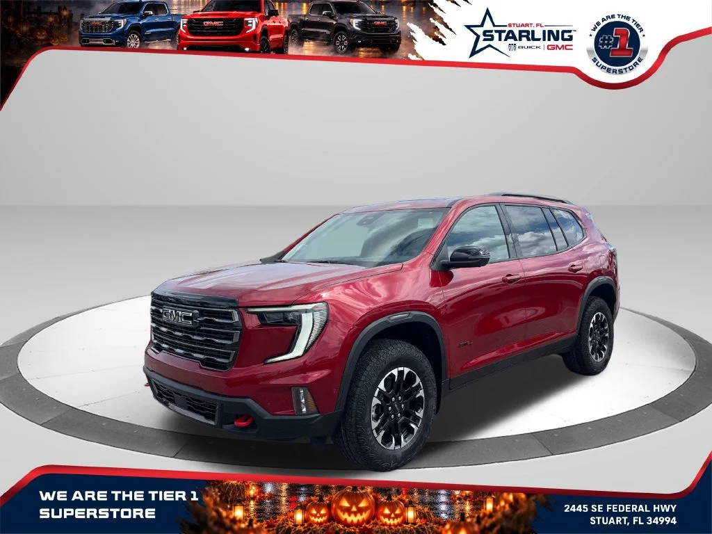 New 2027 Volcanic Red Tintcoat GMC AT4 image 1