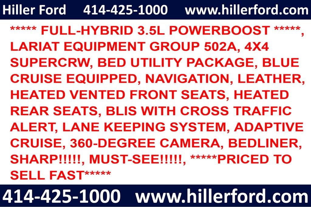 Used 2024 Black Ford Lariat image 2