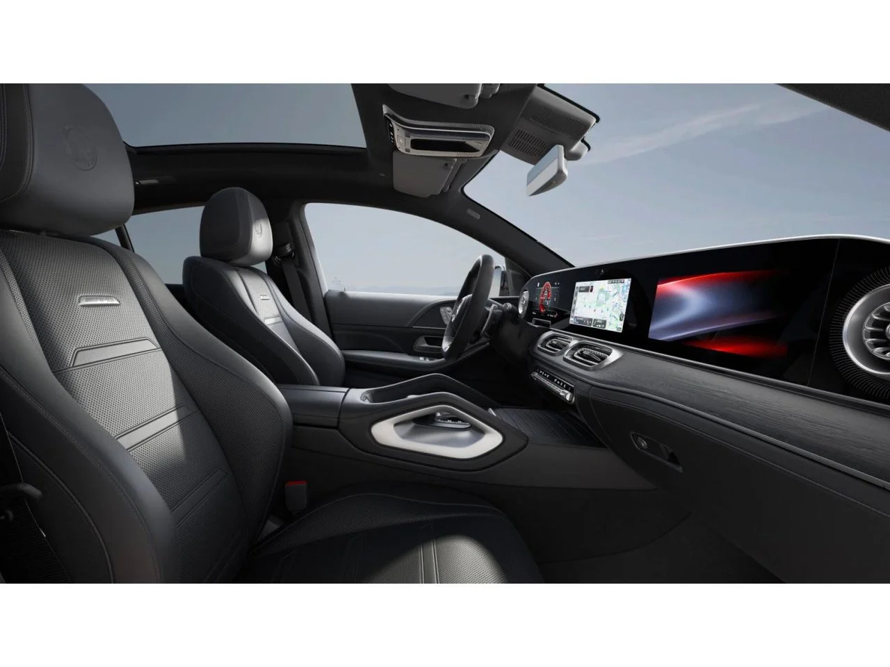New 2027 MANUFAKTUR Moonlight White Metallic Mercedes-Benz AMG® GLE 53e 4MATIC+ Coupe image 4