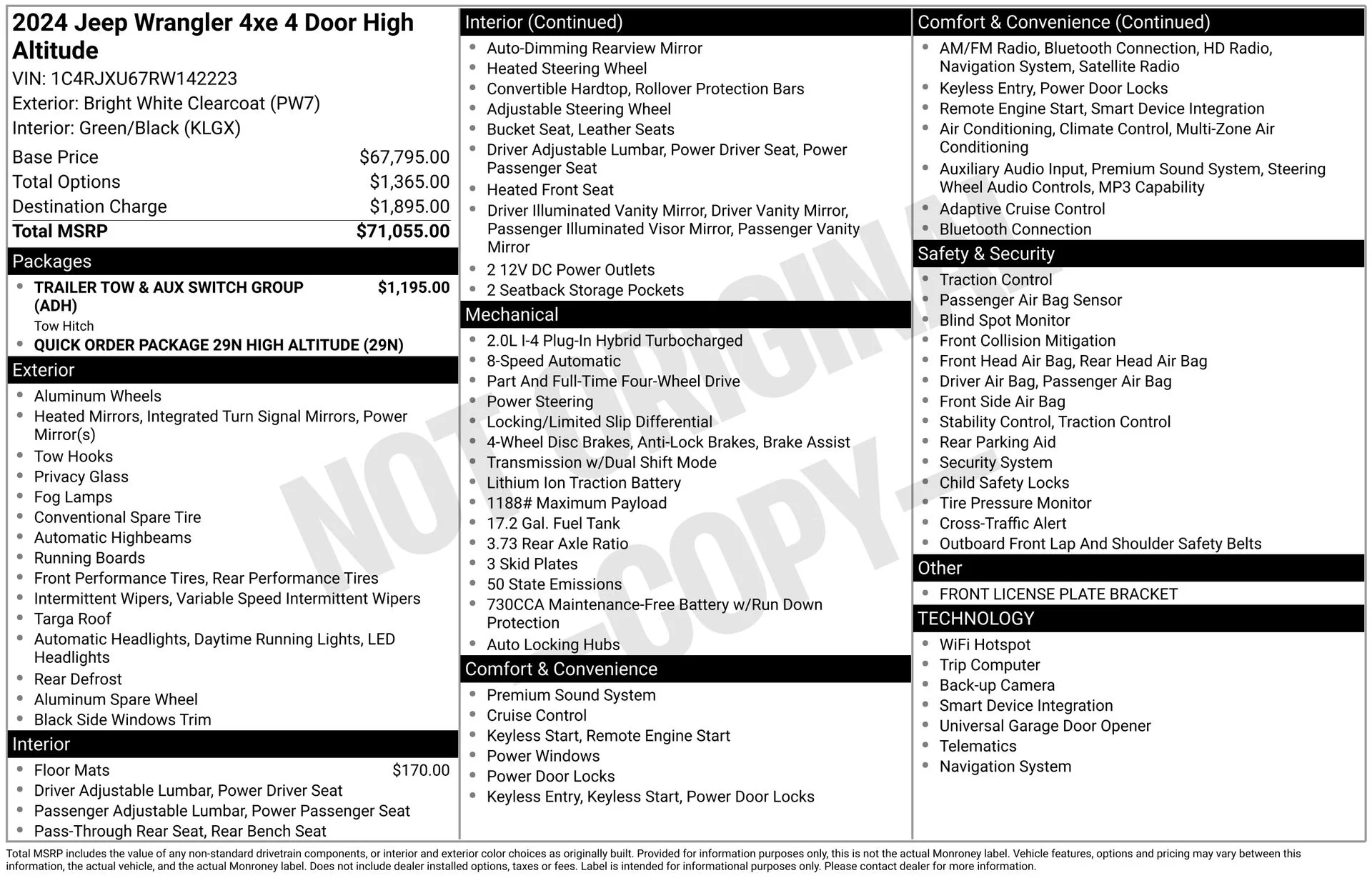 Used 2024 White Jeep High Altitude 4xe image 45