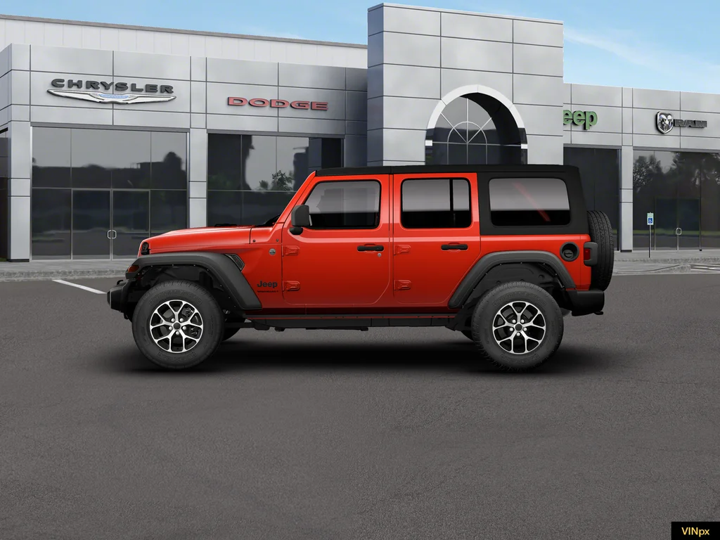 New 2026 Firecracker Red Clear-Coat Exterior Paint Jeep Sport S image 2