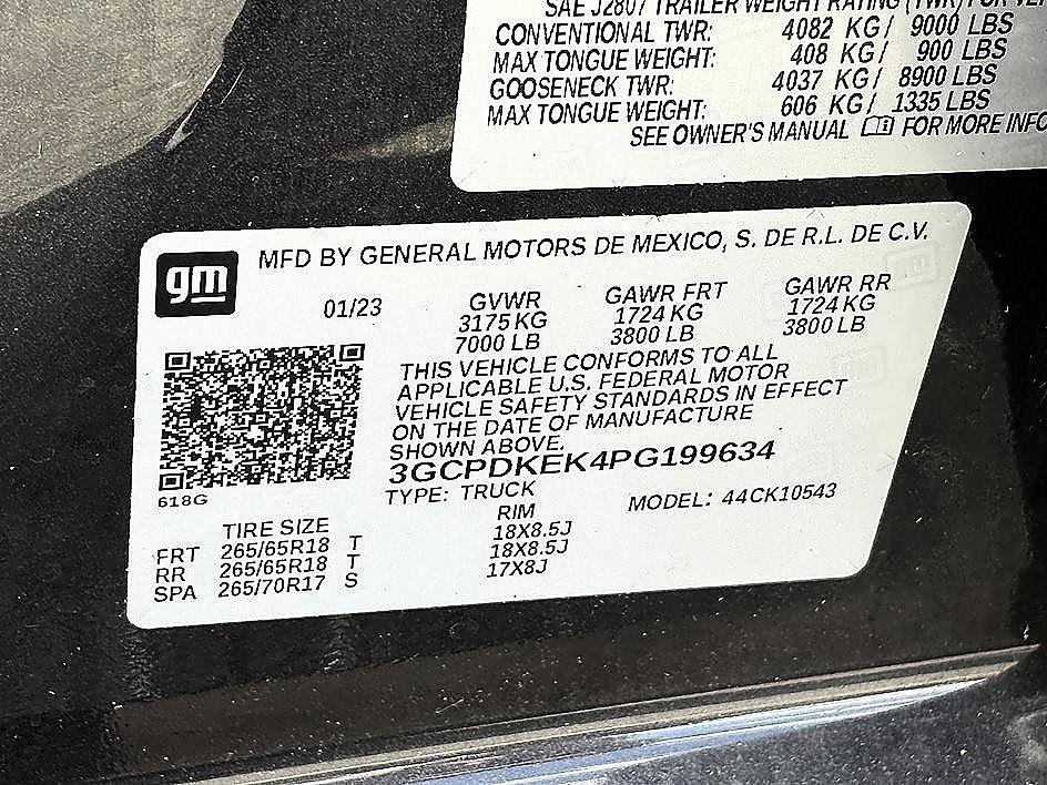 Used 2023 Dark Ash Metallic Chevrolet LT image 24