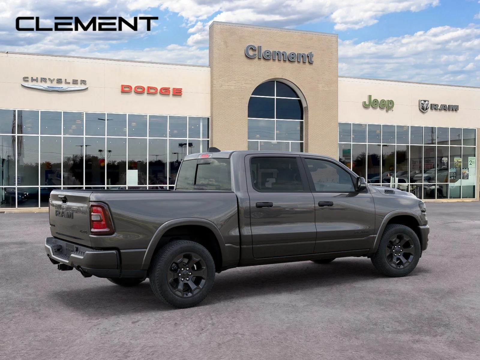 New 2026 Granite Crystal Metallic Clear-Coat Exterior Paint RAM Big Horn/Lone Star image 4