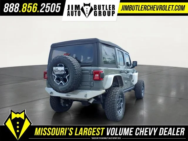 Certified Used 2022 Gray Jeep Unlimited Rubicon 4xe image 24