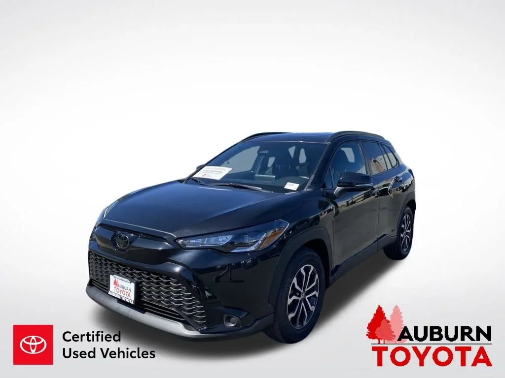 Certified Used 2024 Black Toyota Hybrid SE image 4