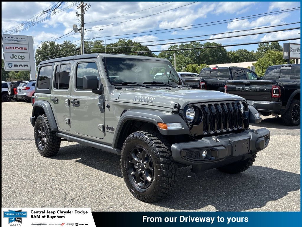 Certified Used 2022 Gray Jeep Unlimited Willys image 1