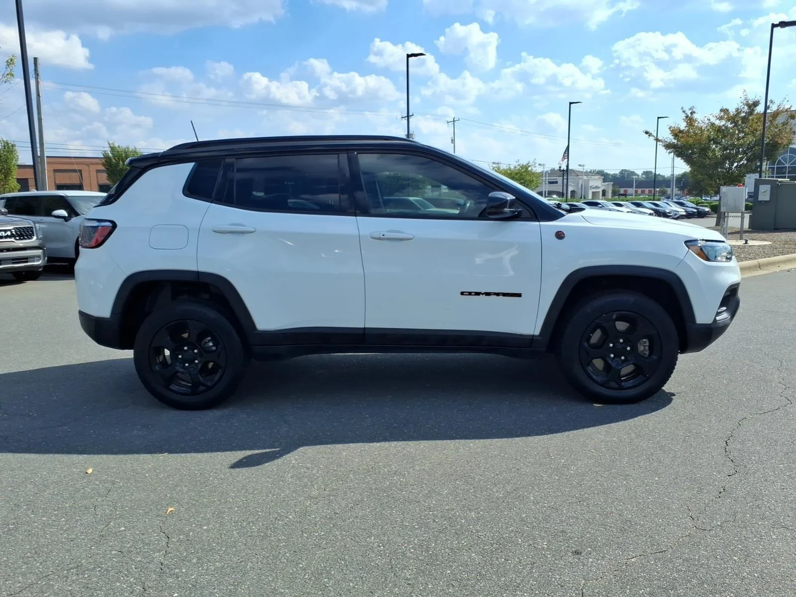 Used 2023 Bright White Clearcoat Jeep Trailhawk image 12