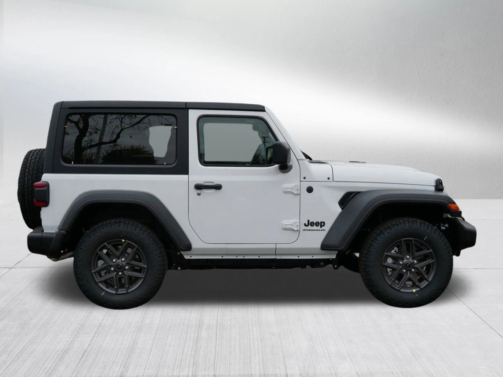 New 2026 Bright White Clear-Coat Exterior Paint Jeep Sport S image 8