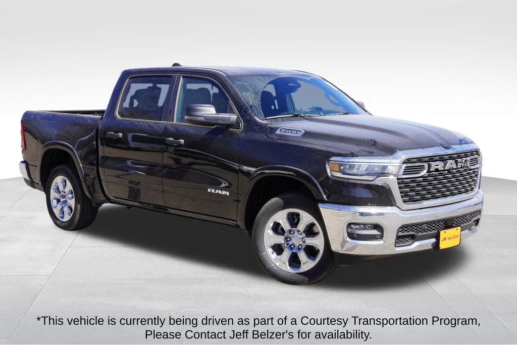 New 2026 Diamond Black Crystal Pearl-Coat Exterior Paint RAM Big Horn image 1