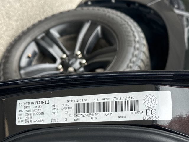 Used 2018 Brilliant Black Crystal Pearlcoat Ram Night image 19