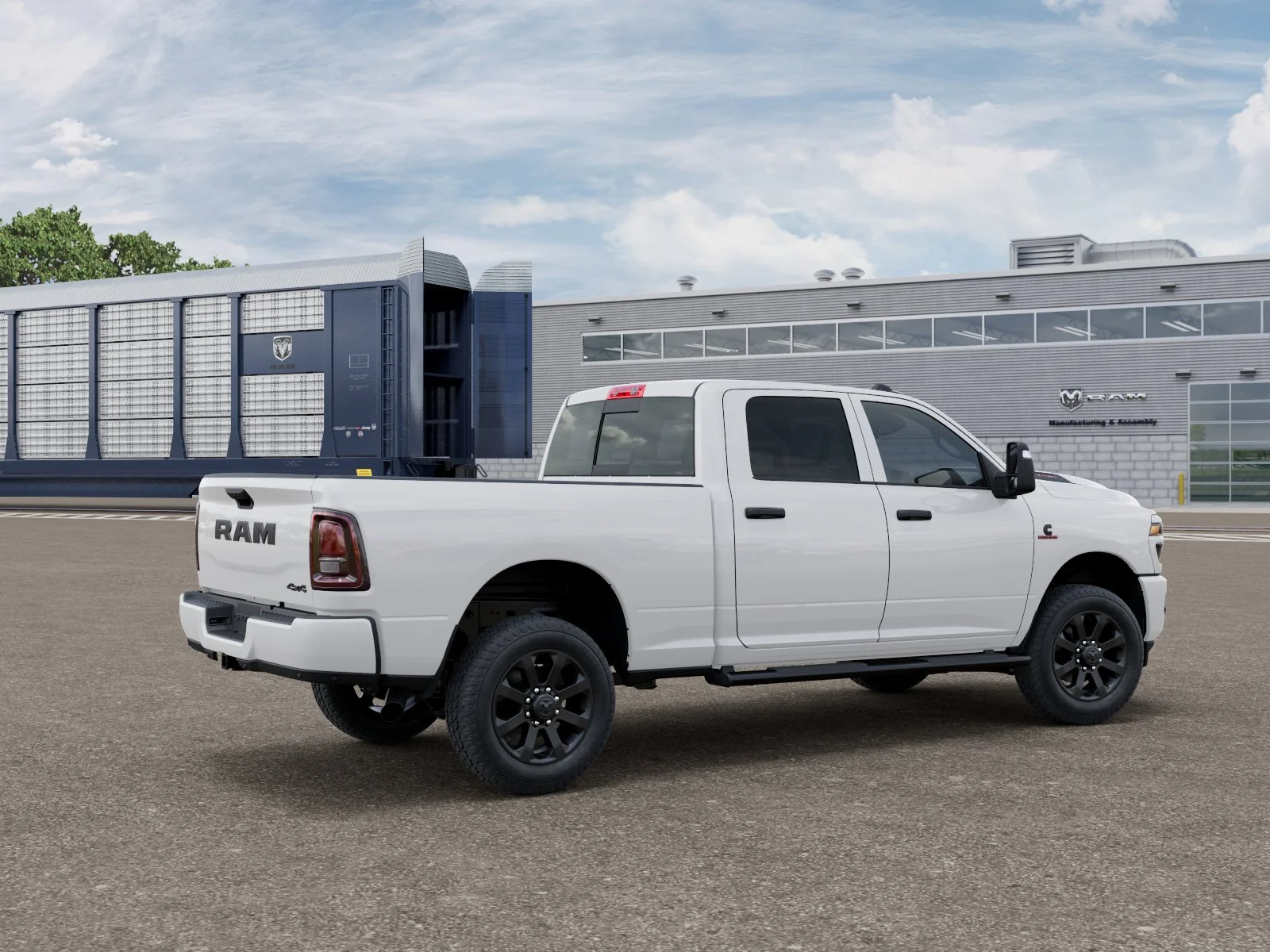 New 2027 Bright White Clearcoat RAM Black Express image 33
