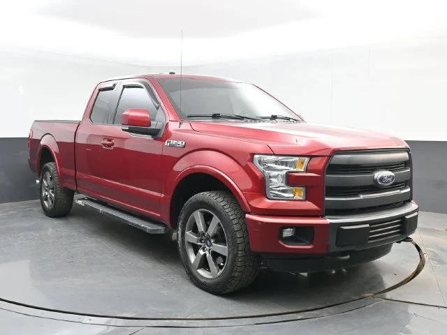 Used 2015 Ruby Red Metallic Ford Lariat image 2