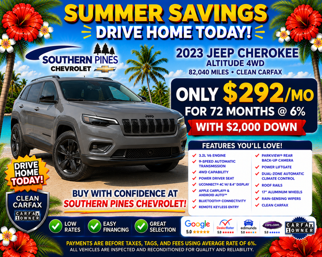 Used 2023 White Jeep Altitude image 5