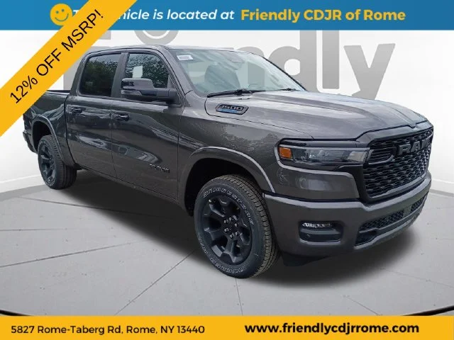 New 2026 Granite Crystal Metallic Clear-Coat Exterior Paint RAM Big Horn/Lone Star image 3