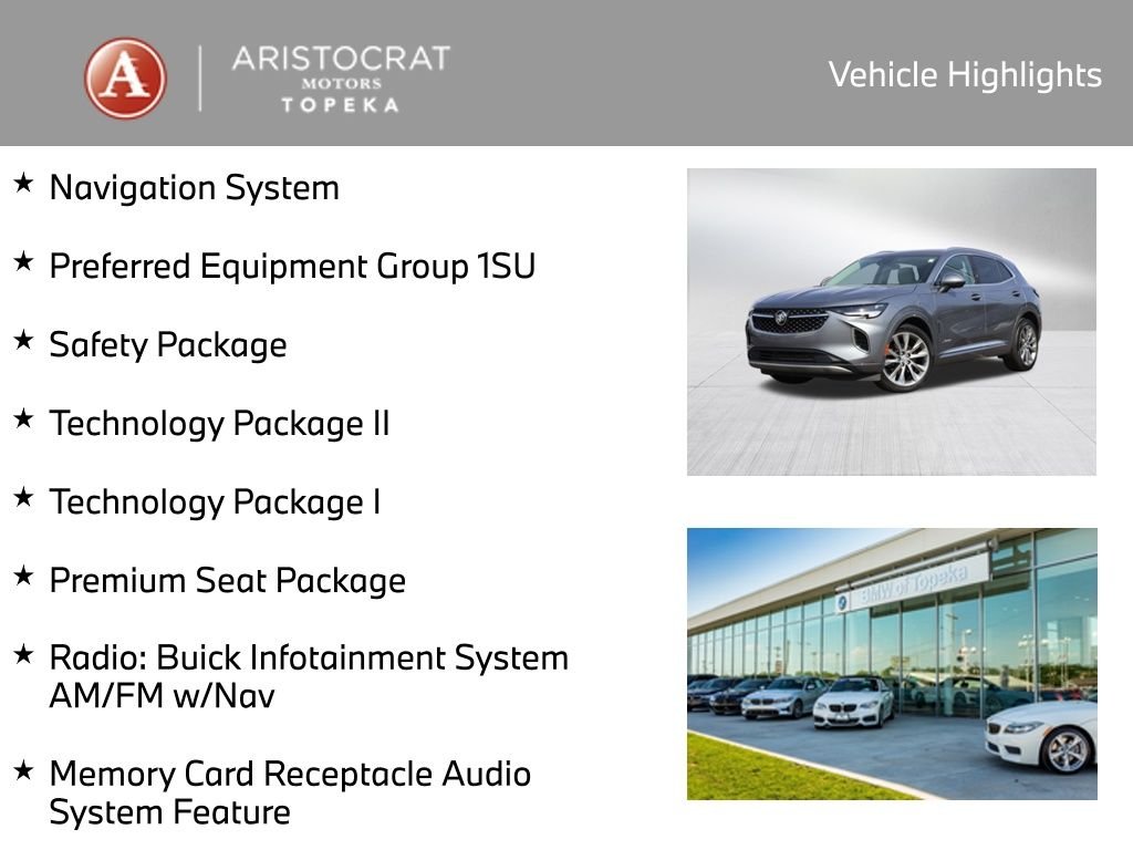 Used 2022 Buick Envision Avenir with VIN LRBFZRR48ND031439 for sale in Kansas City