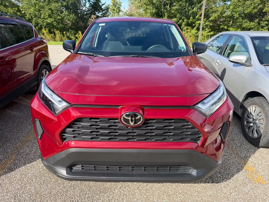 Certified Used 2025 Red Toyota LE image 2