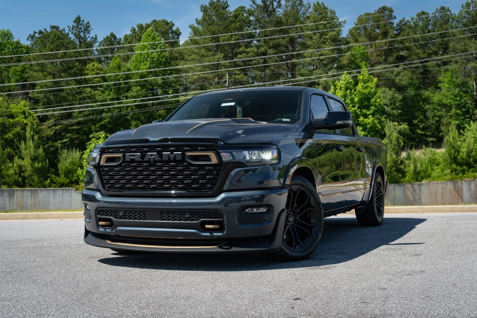 New 2026 Forged Blue Metallic Exterior Paint RAM Big Horn/Lone Star image 2