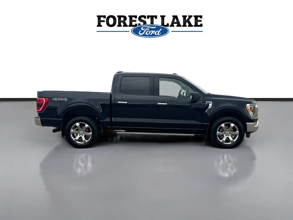Certified Used 2021 Antimatter Blue Metallic Ford XLT image 8